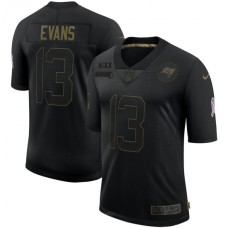 Men's Tampa Bay Buccaneers #13 Mike Evans Black Nike 2020 Salute To Service Limited Stitched Jersey