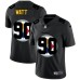 Men's Pittsburgh Steelers #90 T. J. Watt Black Nike Black Shadow Edition Limited Stitched Jersey