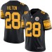 Men's Nike Pittsburgh Steelers #28 Mike Hilton Limited Black Rush Vapor Untouchable NFL Jersey