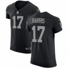 Men's Nike Oakland Raiders #17 Dwayne Harris Black Team Color Vapor Untouchable Elite Player NFL Jersey