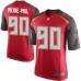 Men's Nike Tampa Bay Buccaneers #90 Jason Pierre-Paul Game Red Team Color NFL Jersey