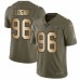 Men's Nike Tennessee Titans #96 Bennie Logan Limited Olive/Gold 2017 Salute to Service NFL Jersey