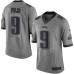 Men's Nike Philadelphia Eagles #9 Nick Foles Limited Gray Gridiron NFL Jersey