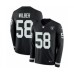 Men's Nike Oakland Raiders #58 Kyle Wilber Limited Black Therma Long Sleeve NFL Jersey