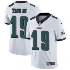 Men's Nike Philadelphia Eagles #19 Golden Tate III White Vapor Untouchable Limited Player NFL Jersey