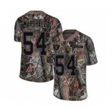 Men's Oakland Raiders #54 Brandon Marshall Limited Camo Rush Realtree Football Jersey