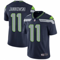 Men's Nike Seattle Seahawks #11 Sebastian Janikowski Game Navy Blue Team Color NFL Jersey