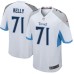 Men's Nike Tennessee Titans #71 Dennis Kelly Game White NFL Jersey