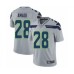 Men's Seattle Seahawks #28 Ugo Amadi Grey Alternate Vapor Untouchable Limited Player Football Jersey