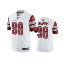 Men's Washington Commanders #98 Matt Ioannidis White Vapor Untouchable Stitched Football Jersey