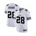 Men's Oakland Raiders #28 Josh Jacobs White Team Logo Cool Edition Stitched Jersey