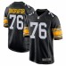 Men's Nike Pittsburgh Steelers #76 Chukwuma Okorafor Game Black Alternate NFL Jersey