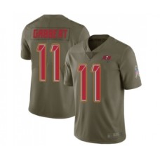 Men's Tampa Bay Buccaneers #11 Blaine Gabbert Limited Olive 2017 Salute to Service Football Jersey