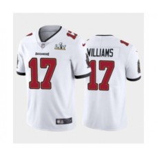 Men's Tampa Bay Buccaneers #17 Doug Williams White Super Bowl LV Stitched Jersey