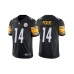 Men's Pittsburgh Steelers #14 George Pickens Black Vapor Untouchable Limited Stitched Jersey