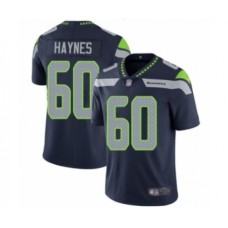 Men's Seattle Seahawks #60 Phil Haynes Navy Blue Team Color Vapor Untouchable Limited Player Football Jersey