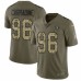 Men's Nike Oakland Raiders #96 Cornellius Carradine Limited Olive/Camo 2017 Salute to Service NFL Jersey