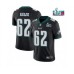 Men's Philadelphia Eagles #62 Jason Kelce Black Super Bowl LVII Vapor Untouchable Limited Stitched Jersey