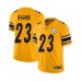 Men's Pittsburgh Steelers #23 Mike Wagner Limited Gold Inverted Legend Football Jersey