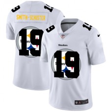 Men's Pittsburgh Steelers #19 JuJu Smith-Schuster White Nike White Shadow Edition Limited Stitched Jersey