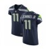 Men's Seattle Seahawks #11 Gary Jennings Jr. Navy Blue Team Color Vapor Untouchable Elite Player Football Jersey