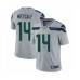 Men's Seattle Seahawks #14 D.K. Metcalf Grey Alternate Vapor Untouchable Limited Player Football Jersey