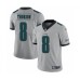 Men's Philadelphia Eagles #8 Clayton Thorson Limited Silver Inverted Legend Football Jersey