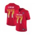 Men's Nike Tennessee Titans #77 Taylor Lewan Limited Red AFC 2019 Pro Bowl NFL Jersey