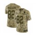 Men's Oakland Raiders #82 Luke Willson Limited Camo 2018 Salute to Service Football Jersey