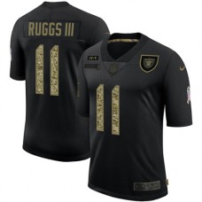 Men's Oakland Raiders #11 Henry Ruggs III Camo 2020 Salute To Service Limited Stitched Jersey