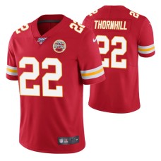 Kansas City Chiefs Juan Thornhill Red 100th Season Vapor Limited Jersey