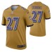 Baltimore Ravens J.K. Dobbins Inverted Legend #27 Gold Jersey