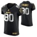 Men Carolina Panthers Ian Thomas Golden Edition Black Elite Jersey