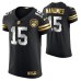 Kansas City Chiefs Patrick Mahomes #15 Golden Edition Black Elite Jersey