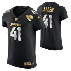 Men Jacksonville Jaguars Josh Allen Golden Edition Black Elite Jersey