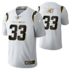 Men Los Angeles Chargers Derwin James Golden Limited White Jersey