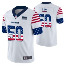 Dallas Cowboys Sean Lee White Independence Day Vapor Limited Jersey