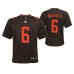 Youth Cleveland Browns Baker Mayfield Alternate Game #6 Brown Jersey