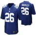 Youth New York Giants Saquon Barkley #26 Game Royal Jersey