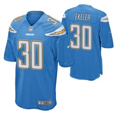 Men Los Angeles Chargers #30 Austin Ekeler Powder Blue Nike Game Jersey