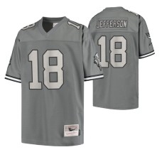 Justin Jefferson Minnesota Vikings Metal Replica Jersey Charcoal