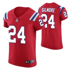 New England Patriots No. 24 Stephon Gilmore Vapor Elite Red Jersey