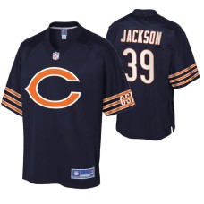 Men Chicago Bears Eddie Jackson Team Icon Navy Jersey