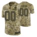 New Orleans Saints #00 Custom Camo Limited 2018 Salute to Service Jersey Men