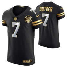 Kansas City Chiefs Harrison Butker #7 Golden Edition Black Elite Jersey