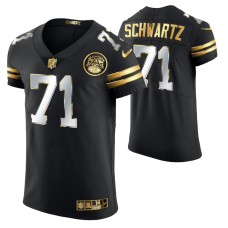 Kansas City Chiefs Mitchell Schwartz #71 Golden Edition Black Elite Jersey