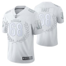 Cincinnati Bengals #68 Bobby Hart Vapor Limited White Platinum Jersey