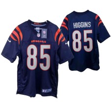 Cincinnati Bengals #85 Tee Higgins Game Navy Jersey