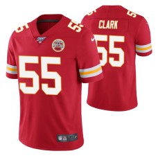 Kansas City Chiefs Frank Clark Red 100th Season Vapor Limited Jersey