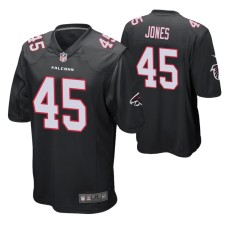 Men Atlanta Falcons #45 Deion Jones Black Nike Game Jersey